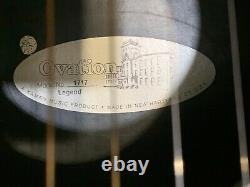 Rare Ovation Guitar Legend 1717 + Étui En Coque Dure Ovation Fabriqué Aux États-unis En 1993