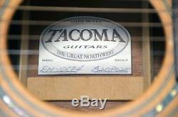 Rare Pré-fender Tacoma Em 10ce4 Guitare Acoustique, Made In Usa, En Bois Massif