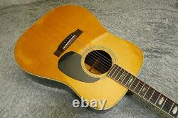 Rare Vintage Yamaki 1970's Acoustic Guitar F-160 All Corps Solide Fabriqué Au Japon