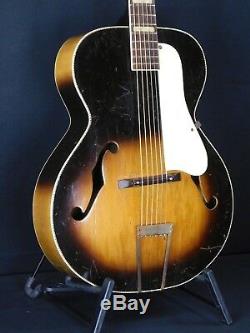 Silver Tone Des Années 1940 Fabriqué Par Kay Archtop Guitar