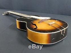 Silver Tone Des Années 1940 Fabriqué Par Kay Archtop Guitar