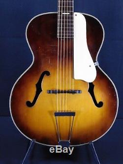 Silver Tone Des Années 1950 Fabriqué Par Harmony Archtop Guitar
