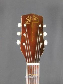 Silver Tone Des Années 1950 Fabriqué Par Harmony Archtop Guitar