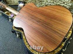 Solid Wood Australian Made Electric Acoustic Guitar Maton Ebw808