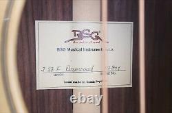 Superbe Bsg J27 F Rosewood Guitare Acoustique En Bois Massif Fabriqué À La Main