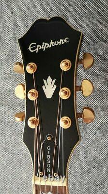 Superbe Epiphone Ej200 Vs Guitare Acoustique Fabriquée En Corée Peerless Bâti J200