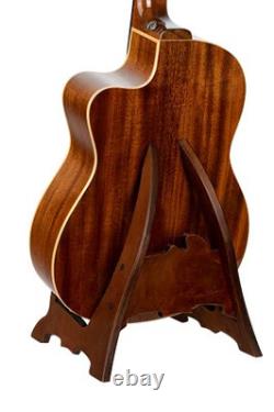 Support de guitare acoustique en bois fabriqué en bouleau - Marron (OWGS-1)