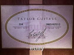 Taylor Acoustic Guitar 214 USA Made All Solid Wood (2005)