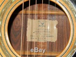 Très Rare, Fabriqué En 1979 Par Kazuo Yairi Yw600g: Une Vraie Guitare Acoustique