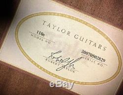 USA Made Taylor 110e E-akustik Dreadnought Guitare Mit Es1 Micros