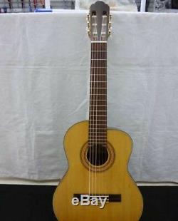 Utilisé! K. Yairi Y404a Classique Guitare Acoustique Cordes Nylon Made In Japan Withhc