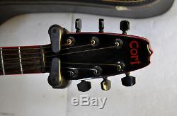 Vendange Tardive 80 Cort Aj881 Bordure Noire De Bande Rouge Guitare Acoustique Fabriquée En Corée