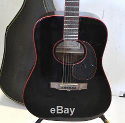 Vendange Tardive 80 Cort Aj881 Bordure Noire De Bande Rouge Guitare Acoustique Fabriquée En Corée