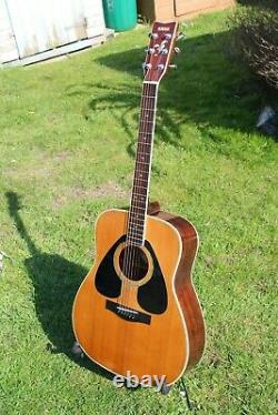 Very Rare Vintage Yamaha Fg-450sla Guitare Acoustique (made In 1979)