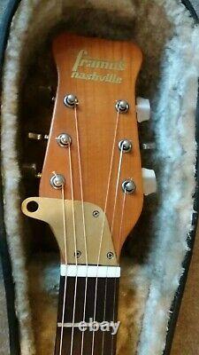Vintage 1970 Framus Nashville 74l Acoustic Guitar Made In Germany Érable