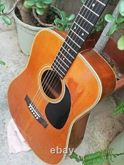 Vintage 1974 K. Yairi Yw-130 Guitare Acoustique Made Japan Mij Rosewood Martin D-28