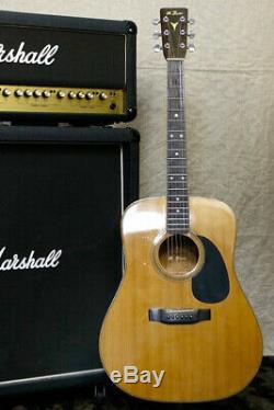 Vintage 1974 Vintage Guitare Acoustique K Yairi Yw-500r Table En Épicéa Massif Fabriqué Au Japon