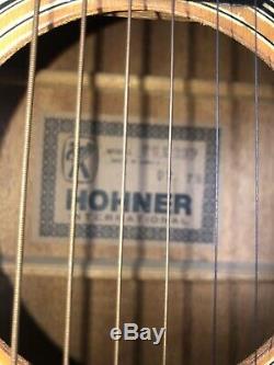 Vintage 1978 Hohner Hgk299 Guitare Acoustique 6 Cordes Made In Korea Mint