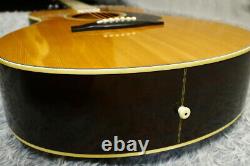 Vintage 1979 Label Orange Guitare Acoustique Yamaha Fg-202b Fabriqué Au Japon