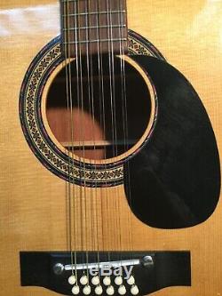 Vintage Alvarez Modèle 5021 12 Cordes Guitare Acoustique Made In Japan