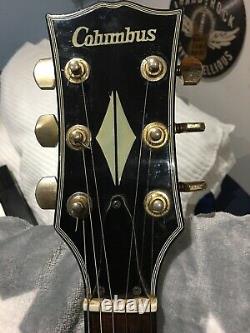 Vintage Columbus Electric Guitar Made In Japan (crème) Années 60/70