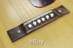 Vintage Guitare Acoustique Harmony H-162 USA Fabriqué En Acajou Orig Silber Case Bracelet