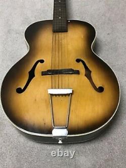 Vintage Harmony Broadway Acoustic Archtop Guitar USA Made 1950-60's