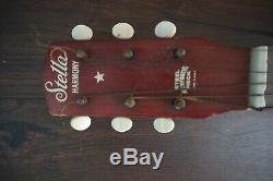 Vintage Stella Harmony 3/4 Parlor Guitare Acoustique-made In U. S.