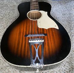 Vintage Stella Harmony H929 Guitare Acoustique Nouvelles Cordes 36 USA Made Free Shippg