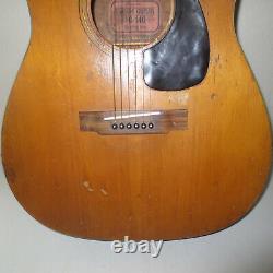 Vintage Yamaha Fg-140 Label Rouge Guitare Nippon Gakki Fabriqué Au Japon Besoins De Travail