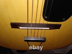 Vtg Vintage Sears 3/4 Parlor Guitare Fabriqué En Corée En Boîte Avec Sac En Vinyle Plays Nice