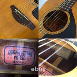 YAMAHA FG-150 Étiquette Rouge Long Logo Fabriqué en 1968