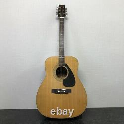 Yamaha Fg-200 Black Label Acoustic Guitar 1975 Fabriqué Au Japon Avec Boîtier Dur