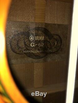 Yamaha G60a Nippon Gakki Made In Japan Classique 70 Guitar Gigbag