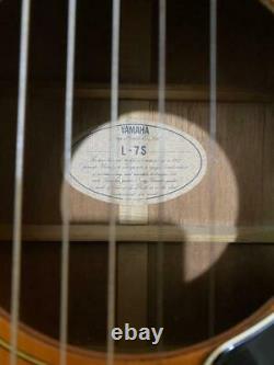 Yamaha L-7s Guitare Acoustique Fabriquée En Japon En 1887 Vintage /w Hard Case Rare