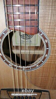 (tree Of Life) Pays Acoustique L5 Guitare (made In Uk) Inc Cas